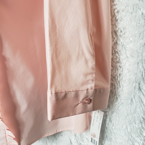 SALE!! Women long sleeve button down top - Picture 6 of 6